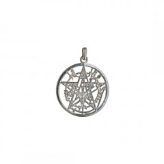 PENTAGRAMME Argent DECOUPE MM 81                  