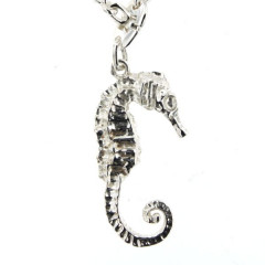 Porte-clés Argent HIPPOCAMPE                      