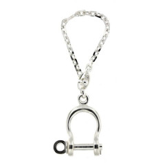 Porte-clés Argent MANILLE                        