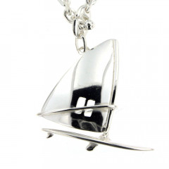 Porte-clés Argent WIND-SURF                      
