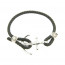 Bracelet cordon ancre DENIM gris, CAP COZ, bijou français