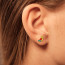 Boucle d'oreille PERROQUET en Or 9K - fermoir vis - Idée cadeau Enfant / Ado