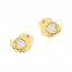 Boucles d'oreilles POUSSIN en Or pour enfant - poussette vis