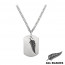 Collier Acier brossé pour homme